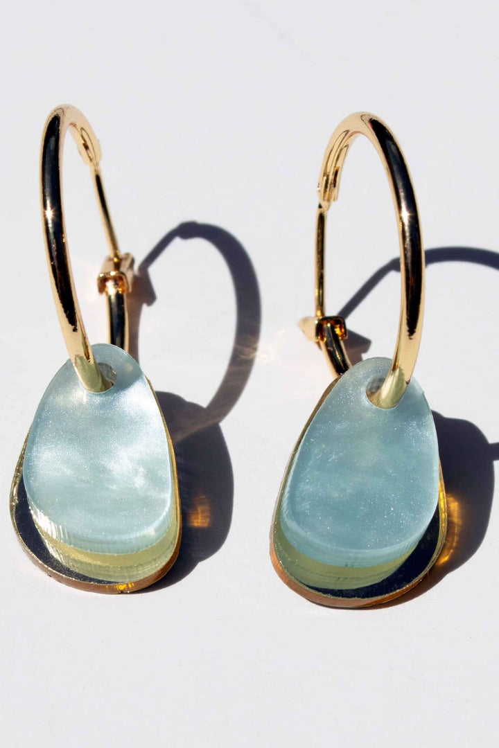 HAGEN AND CO JEWELLERY BLUE LYLA EARRING - LC-LYLA