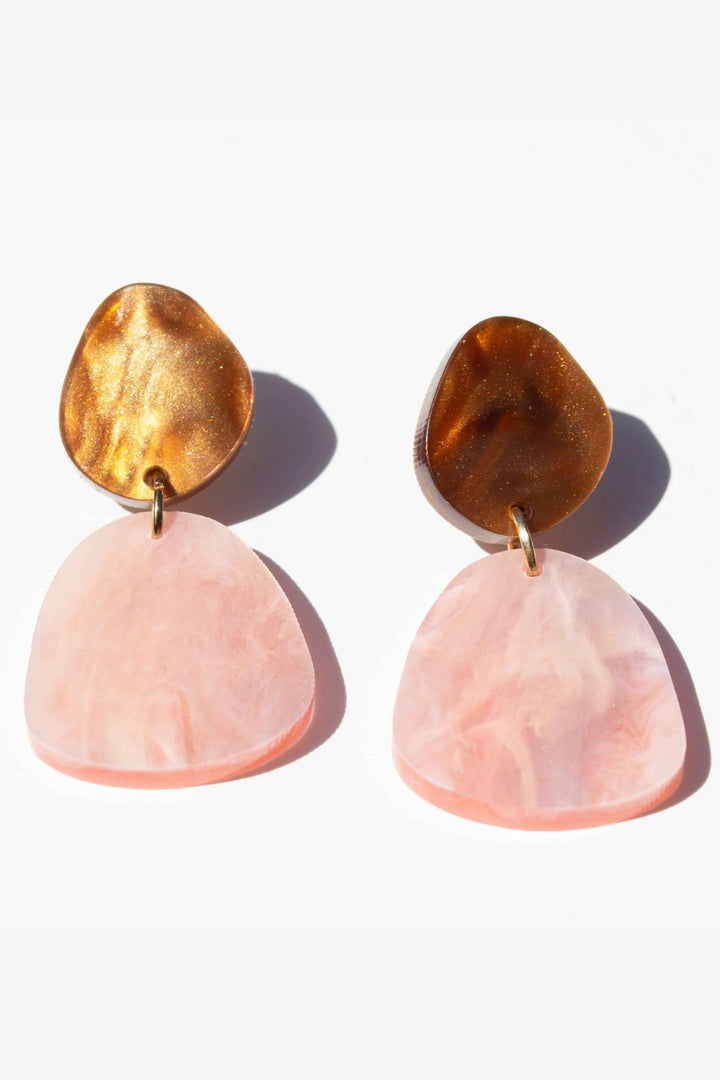 HAGEN AND CO JEWELLERY BLUSH WILLOW EARRING - LC-WILLOW