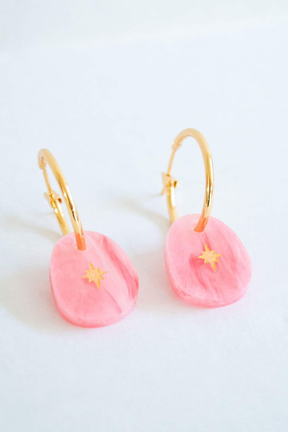 HAGEN AND CO JEWELLERY CORAL STARLIGHT EARRING - CC-SL