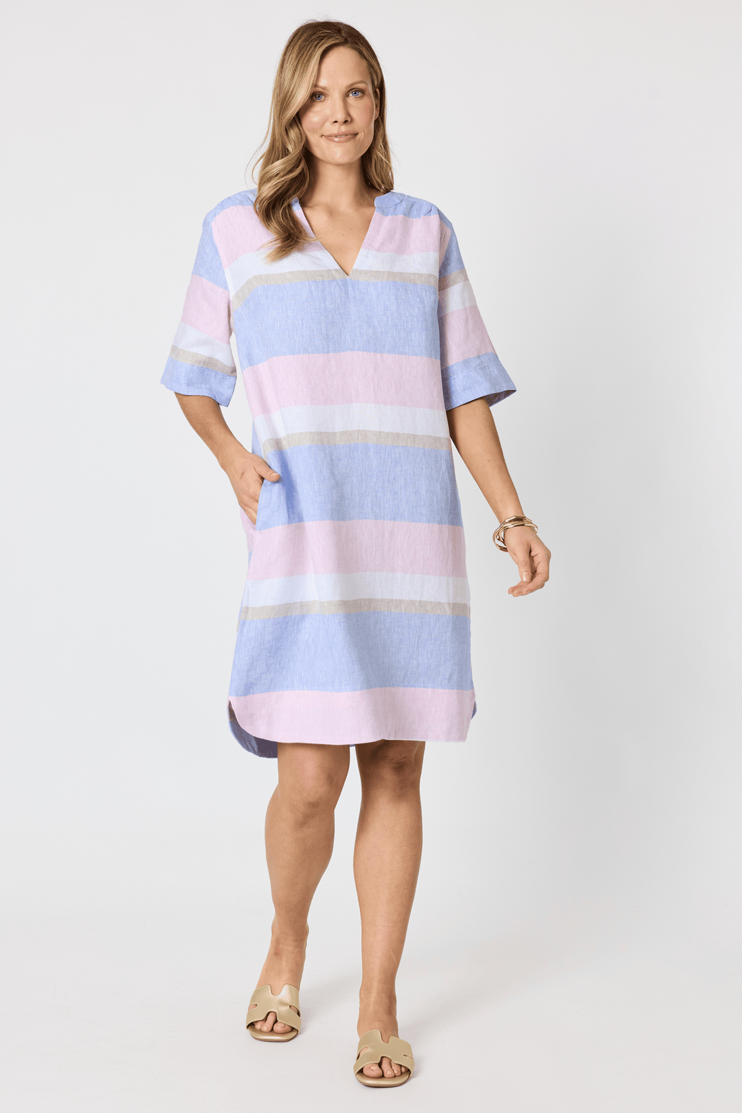 HAMMOCK AND VINE DRESS PAROS STRIPE DRESS - 50238HV