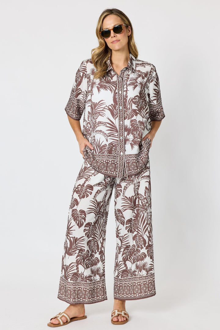 HAMMOCK AND VINE SHIRT PALM COVE SHIRT - 48161HV