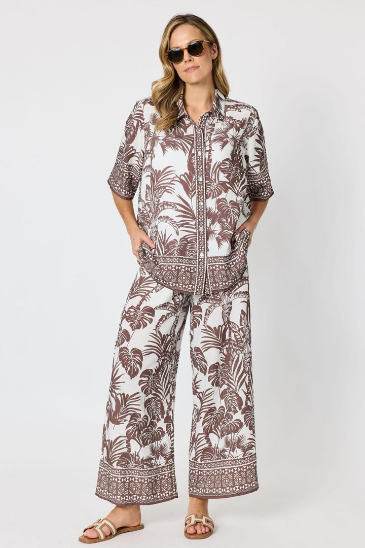 HAMMOCK AND VINE SHIRT PALM COVE SHIRT - 48161HV