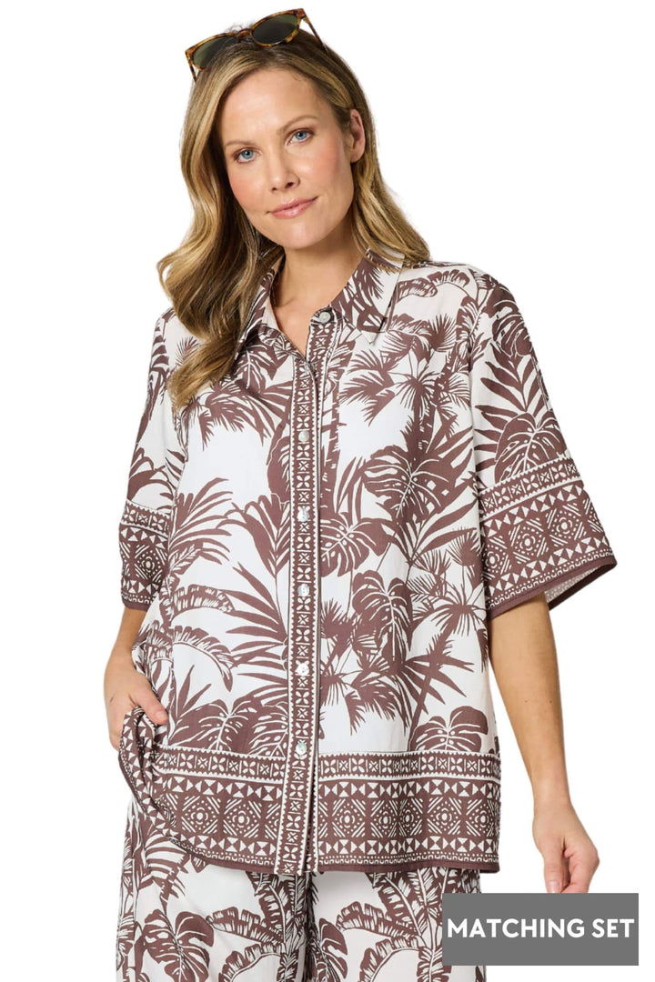 HAMMOCK AND VINE SHIRT PALM COVE SHIRT - 48161HV
