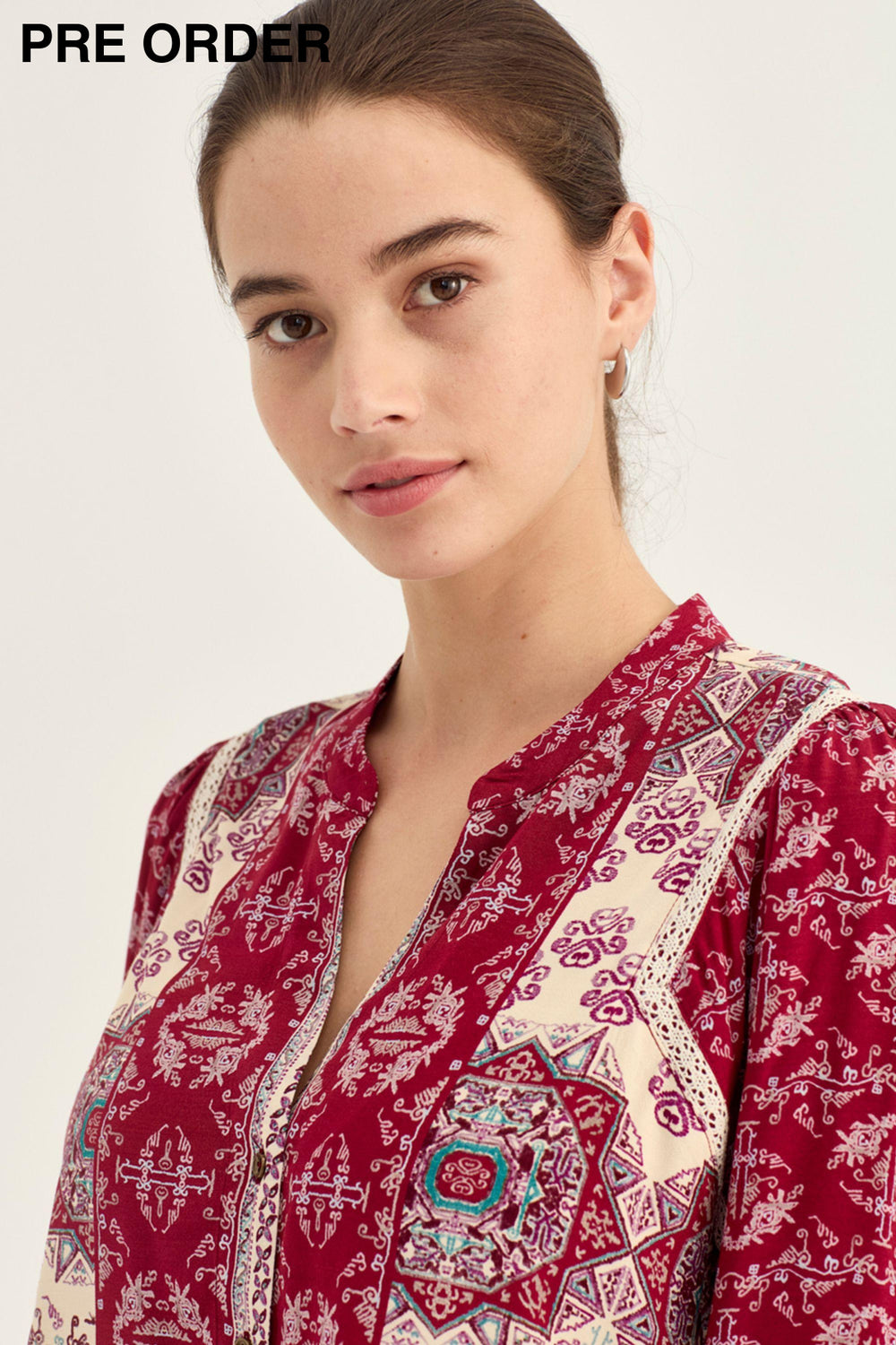 HAZE BLOUSE - 1212BR - BLOUSE