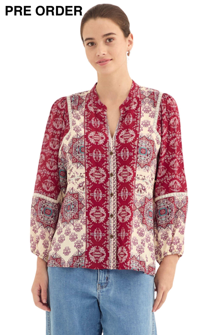 HAZE BLOUSE - 1212BR - BLOUSE