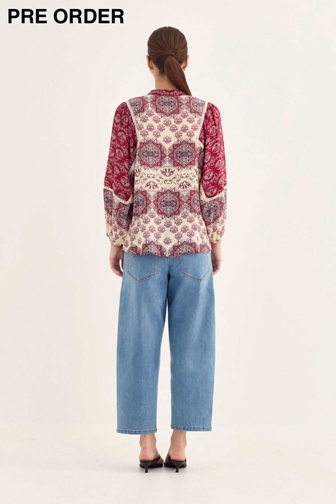 HAZE BLOUSE - 1212BR - BLOUSE