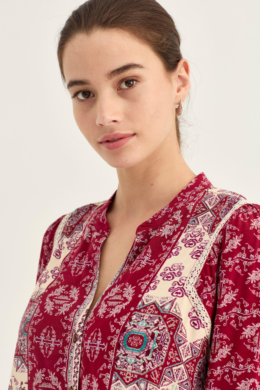 HAZE BLOUSE - 1212BR - BLOUSE