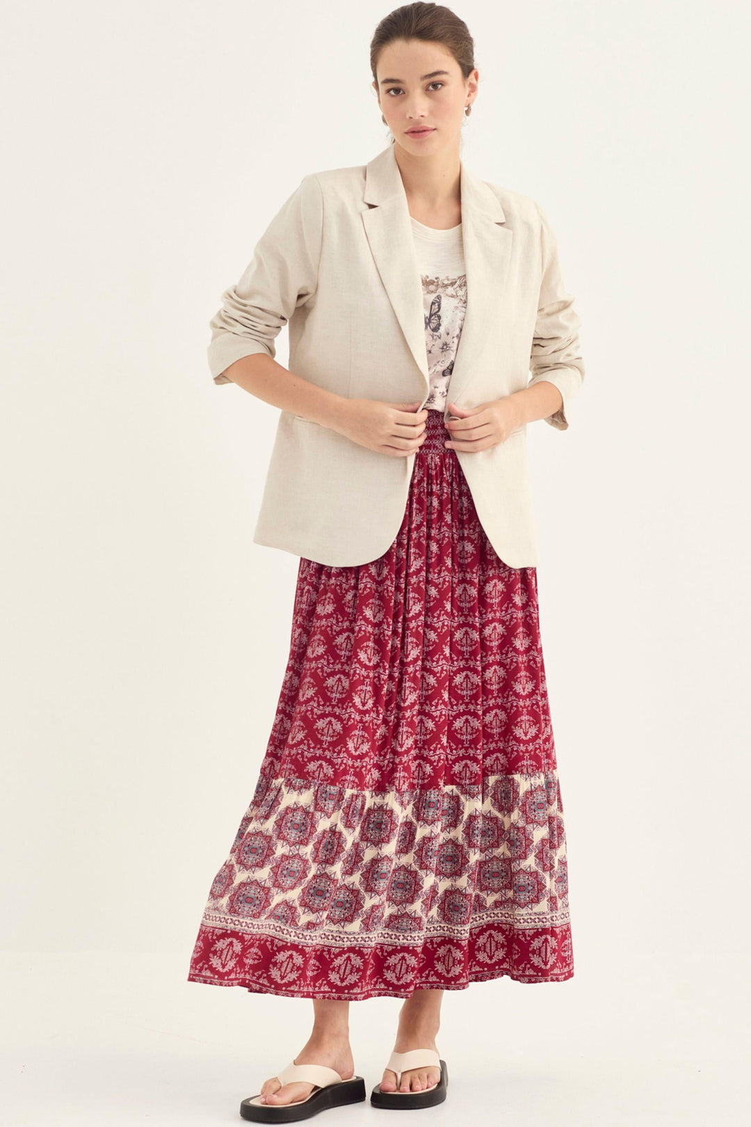 HAZE SKIRT - 1210BR - SKIRT