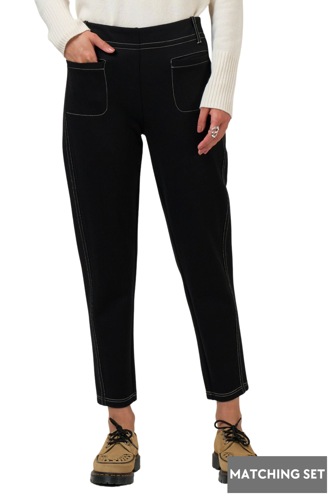 MADLY SWEETLY PANTS 8 / BLACK HIGHLIGHT PANT - MS1809