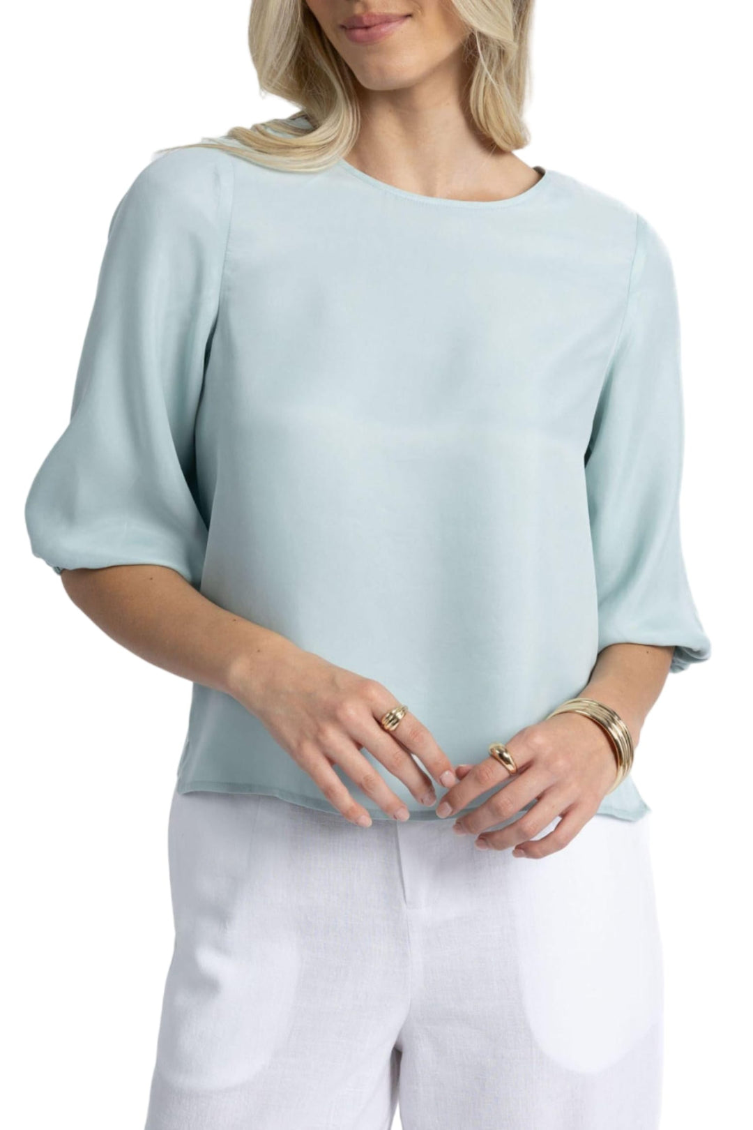HUMIDITY BLOUSE 8 / SEAFOAM IVY BLOUSE - HS25216