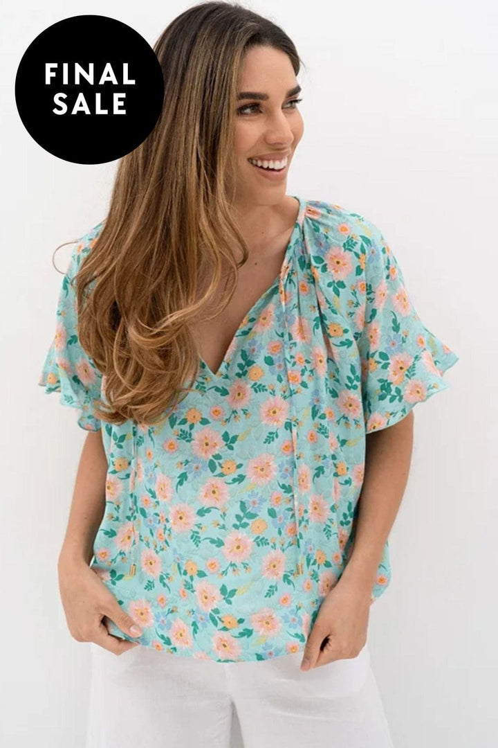 HUMIDITY BLOUSE STARDUST BLOOM BLOUSE - HS23219