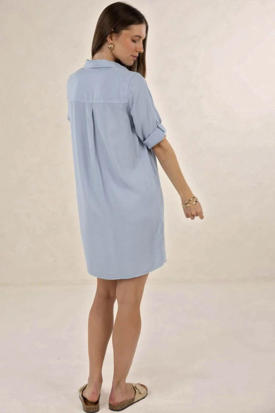 HUMIDITY DRESS REMY SHIRT DRESS - HS26606