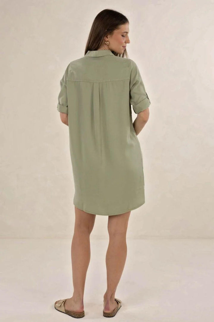 HUMIDITY DRESS REMY SHIRT DRESS - HS26606