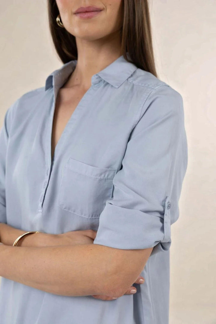 HUMIDITY DRESS REMY SHIRT DRESS - HS26606