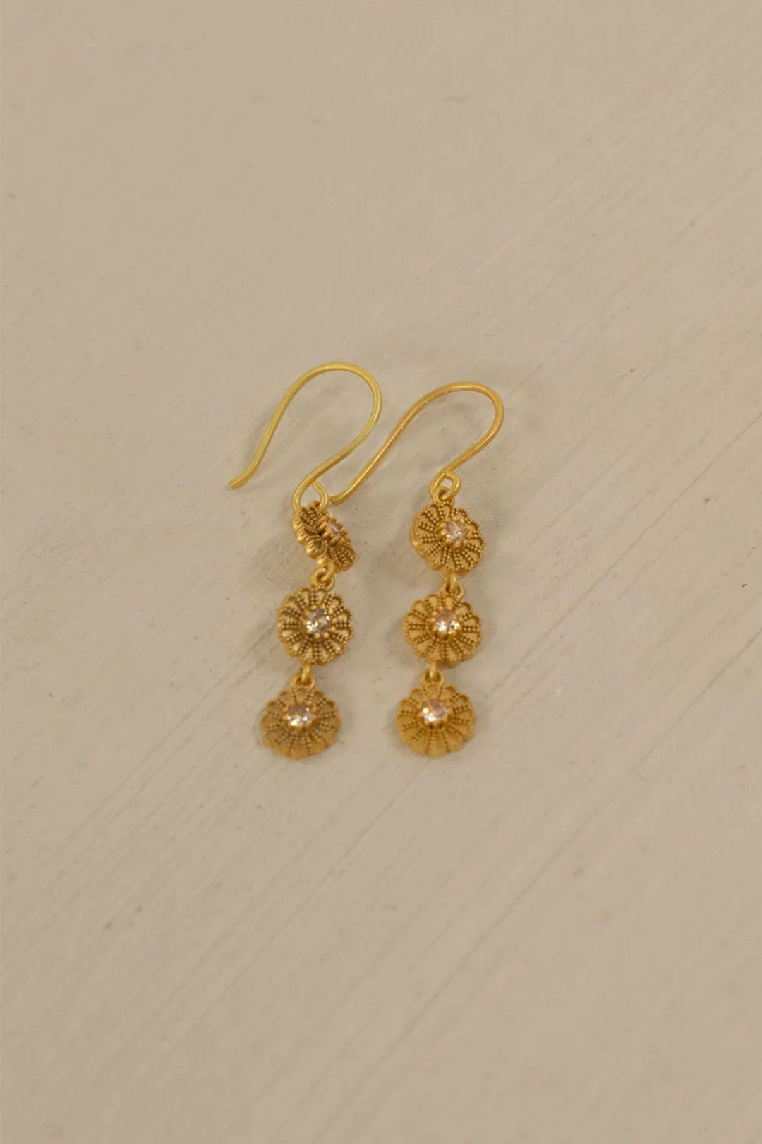 HUMIDITY JEWELLERY GOLD BELLIS EARRINGS - HSCA03