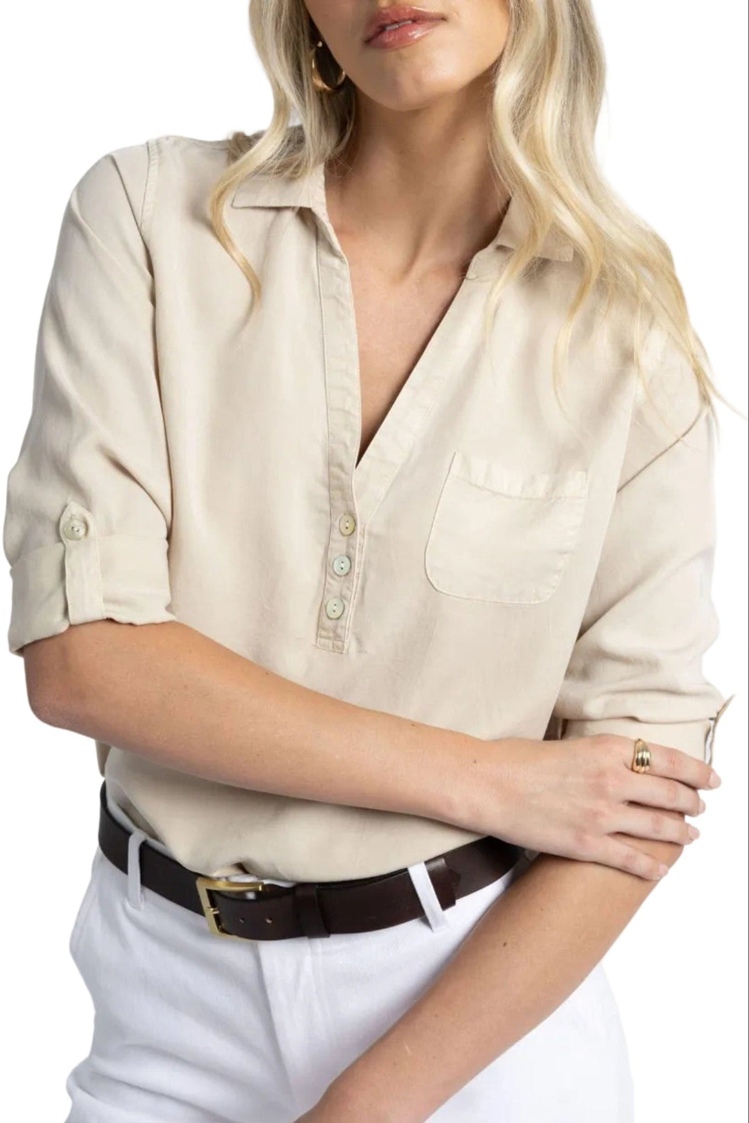 HUMIDITY SHIRT 8 / LATTE LENI SHIRT - HS25402