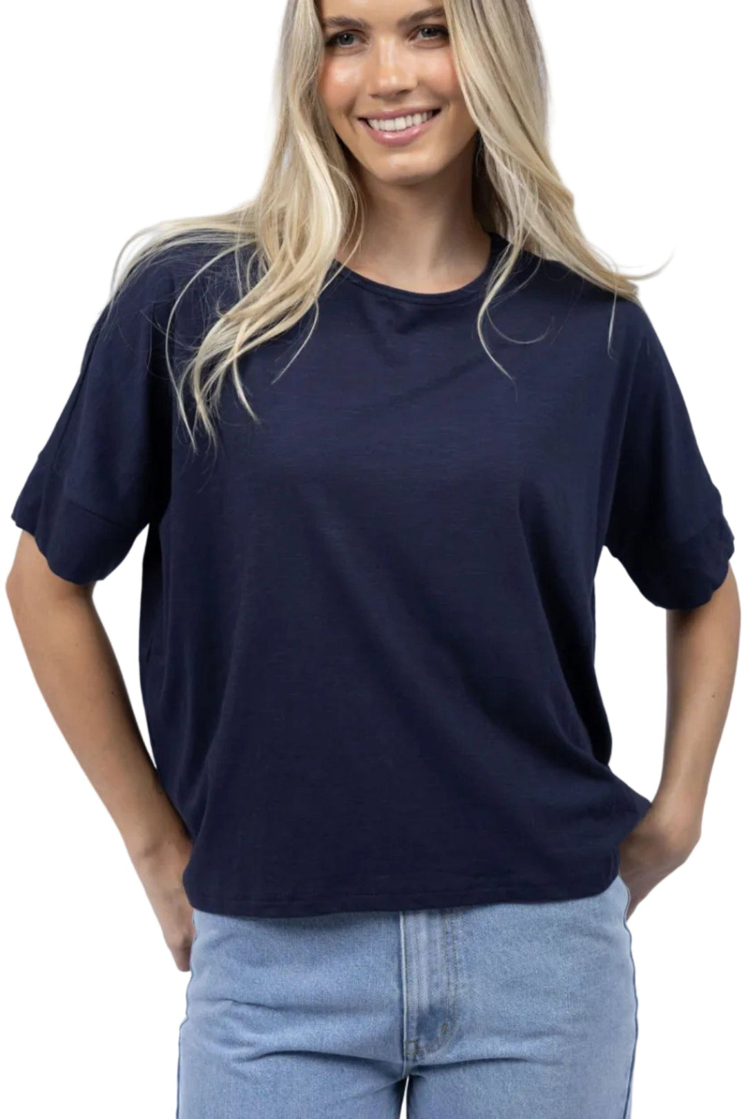 HUMIDITY T-SHIRT S/M / NAVY DIPPY TEE - HS25303