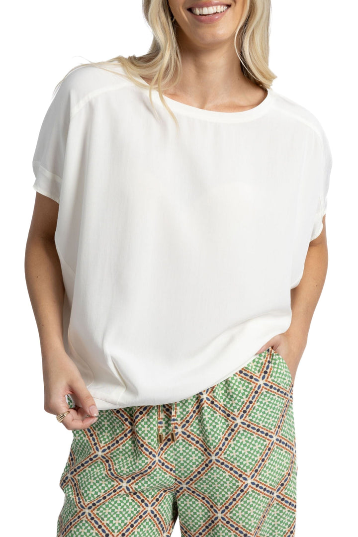 HUMIDITY TOP S/M / CREAM LUSH TOP - HS25243