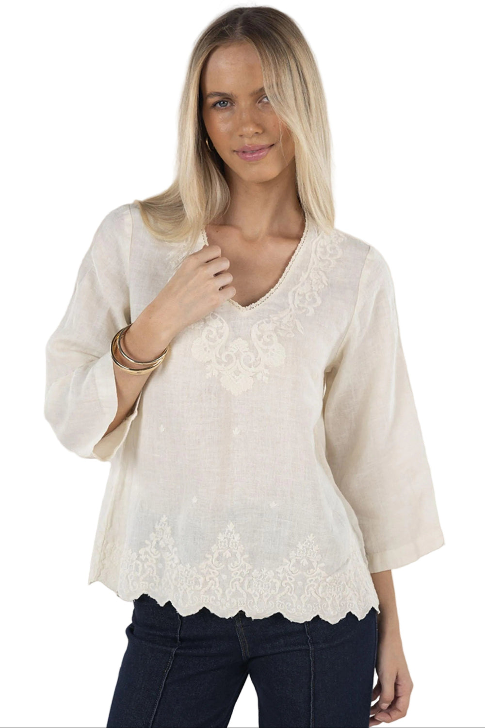 HUMIDITY TOP XS / CREAM SERRE TOP - HW26503