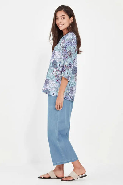 ILLUSION TOP - 9963BR BLOUSE