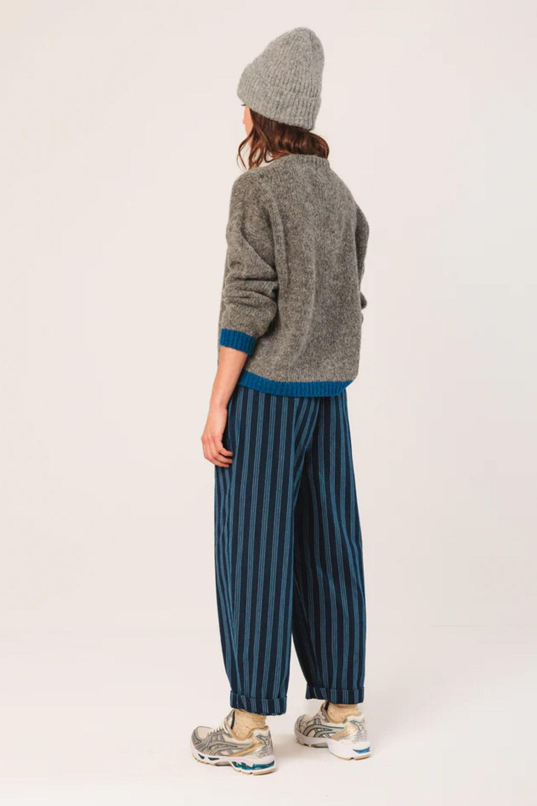 INDI AND COLD JUMPER BICOLOUR KNITTED SWEATER - EA555