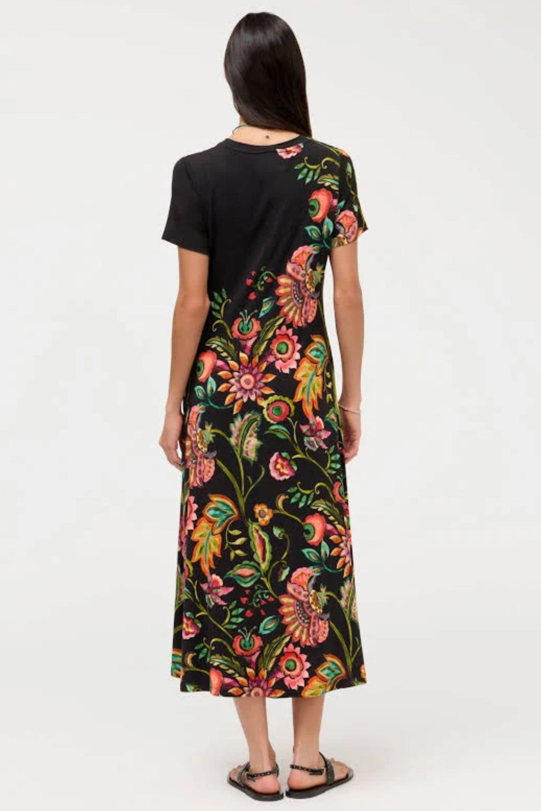 JANIE V-NECK DRESS - T31426-4 - DRESS