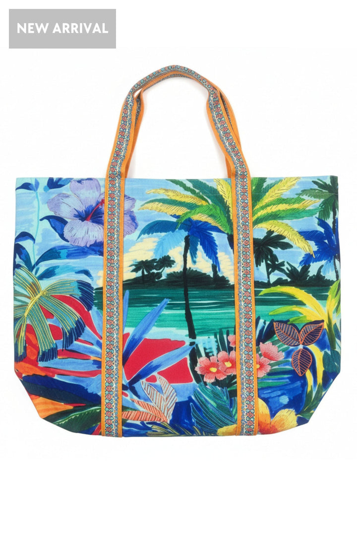 JOHNNY WAS BAG MULTI BEACH TOTE - CSW5726-F