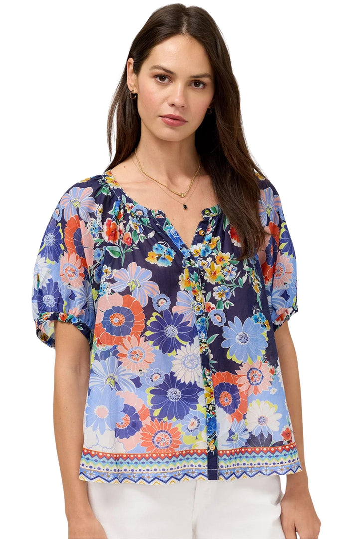 JOHNNY WAS BLOUSE MARGOT S/SLV BLOUSE-TIANA - C19526-5