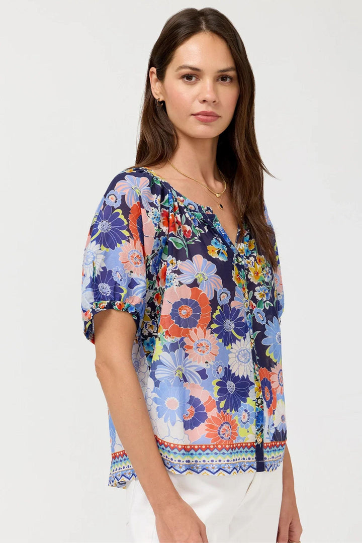 JOHNNY WAS BLOUSE MARGOT S/SLV BLOUSE-TIANA - C19526-5