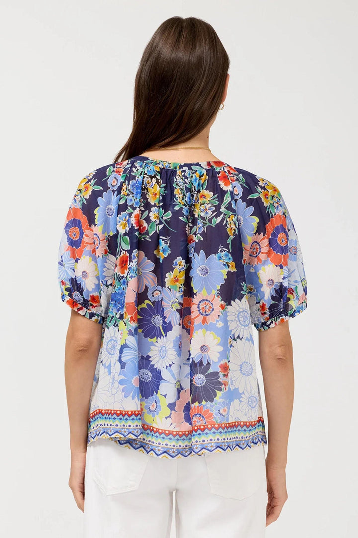 JOHNNY WAS BLOUSE MARGOT S/SLV BLOUSE-TIANA - C19526-5
