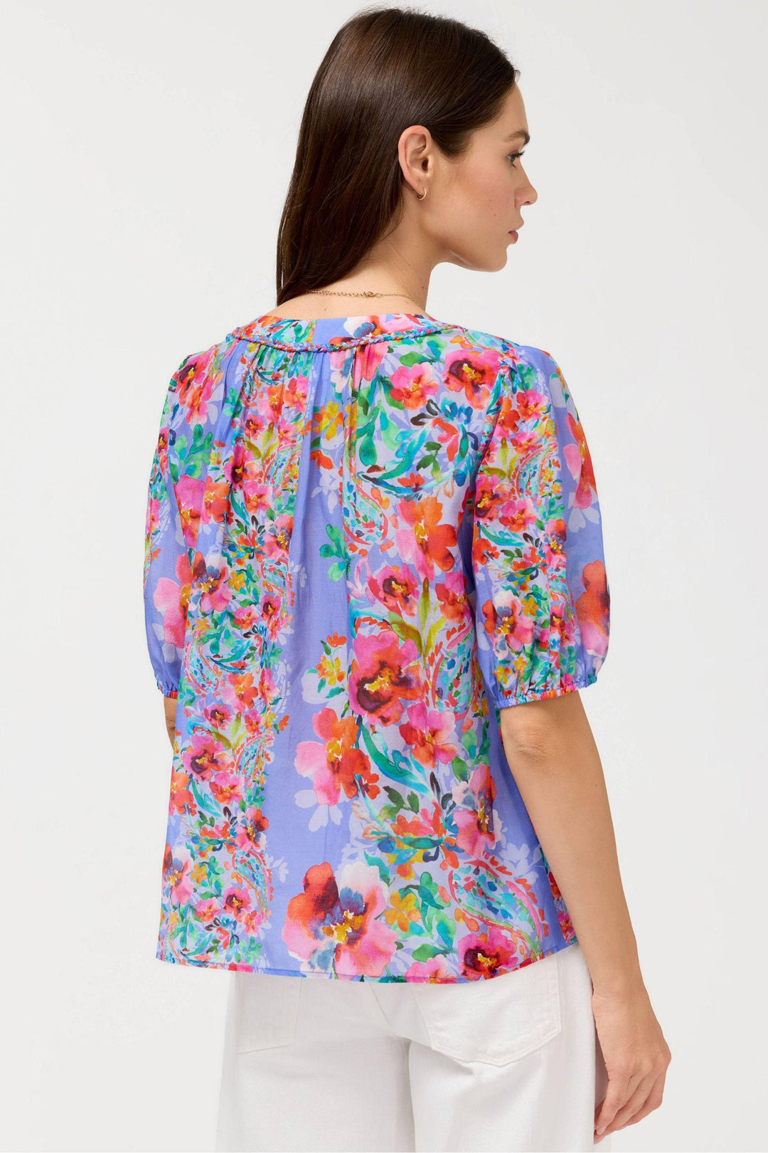 JOHNNY WAS BLOUSE MIRRIAN PEASANT BLOUSE - L15426-5