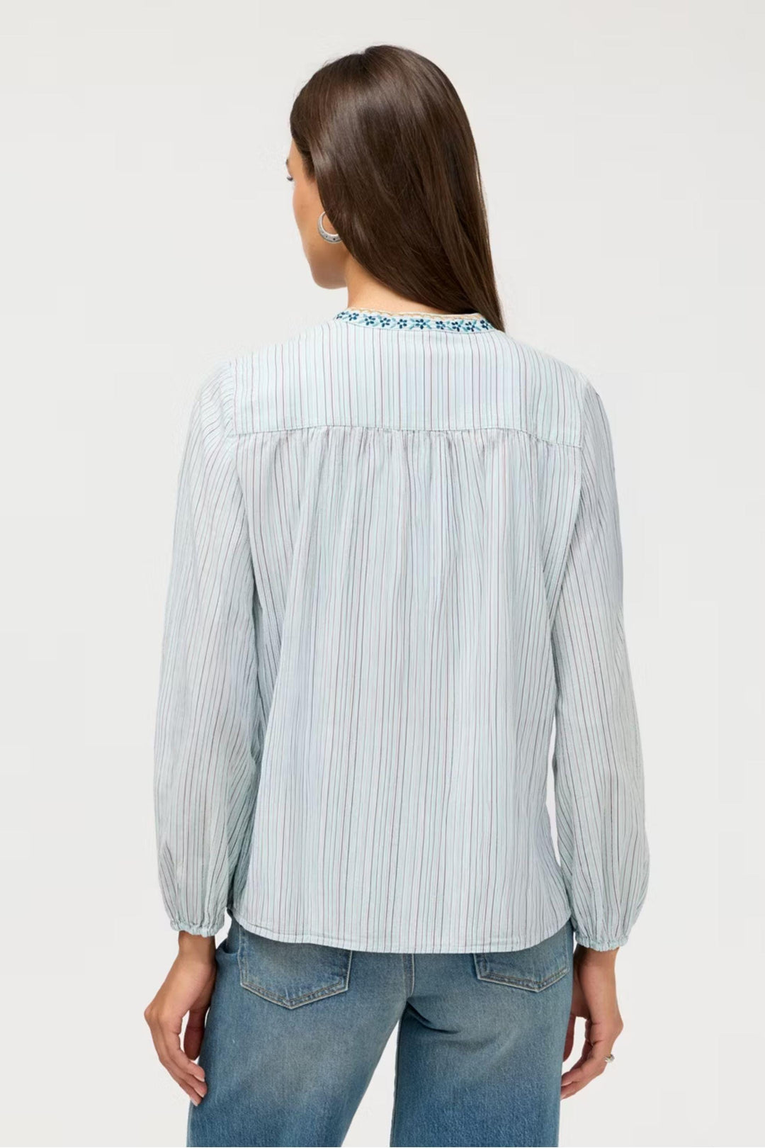 JOHNNY WAS BLOUSE RELAXED SWING BLOUSE - W17726-7