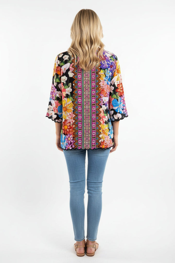 JOHNNY WAS BLOUSE ZORA BLOUSE - C11626-1