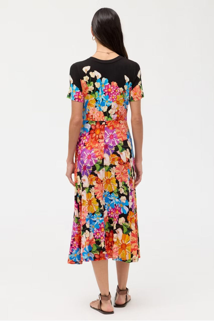 JOHNNY WAS DRESS JANIE V-NECK TEE DRESS - T30526-1