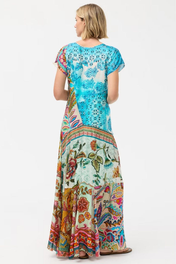 JOHNNY WAS DRESS PATCHWORK DRESS - C37825