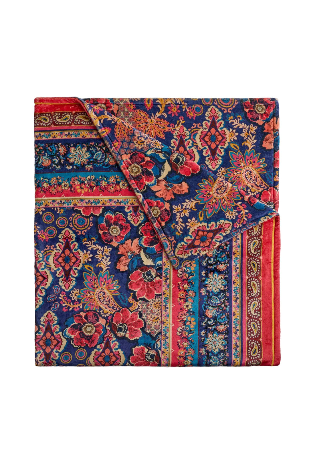 JOHNNY WAS GIFTWARE MULTI EMANUELA COZY BLANKET - H13926-6
