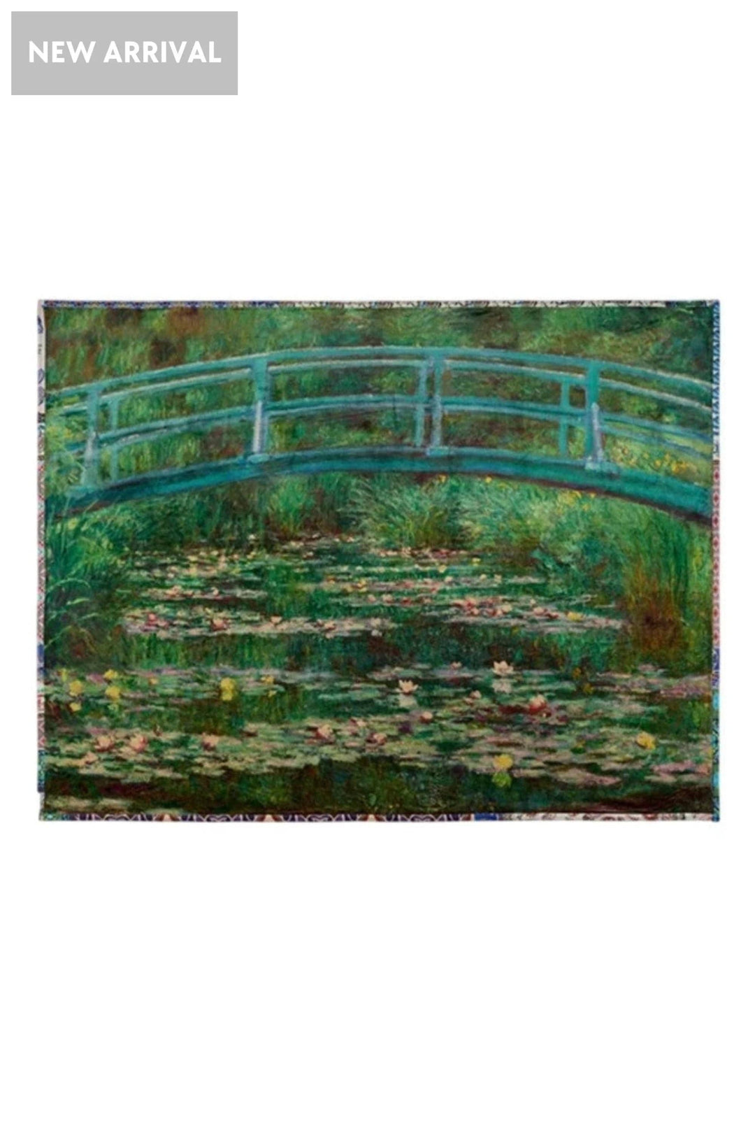 JOHNNY WAS GIFTWARE MULTI JAPANESE FOOTBRIDGE TRAVEL BLANKET - H12826-3