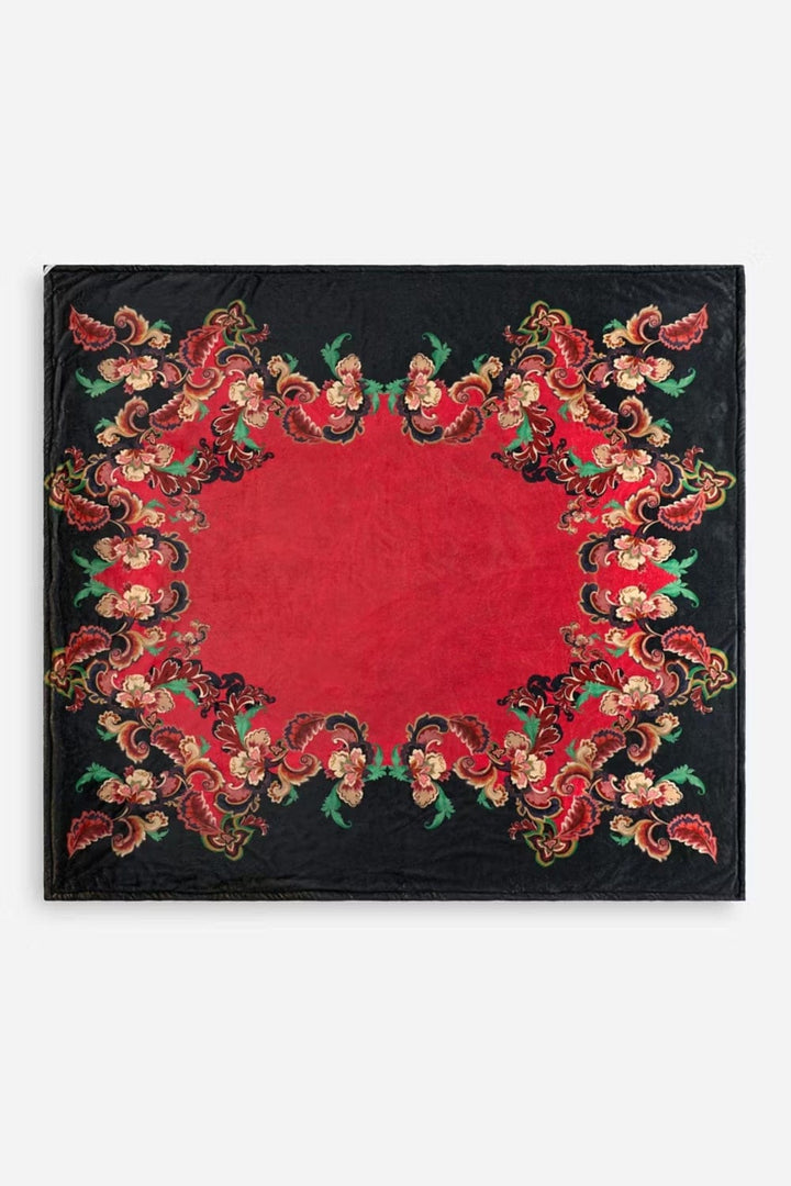 JOHNNY WAS GIFTWARE MULTI KOA GARDEN COZY BLANKET - H11225