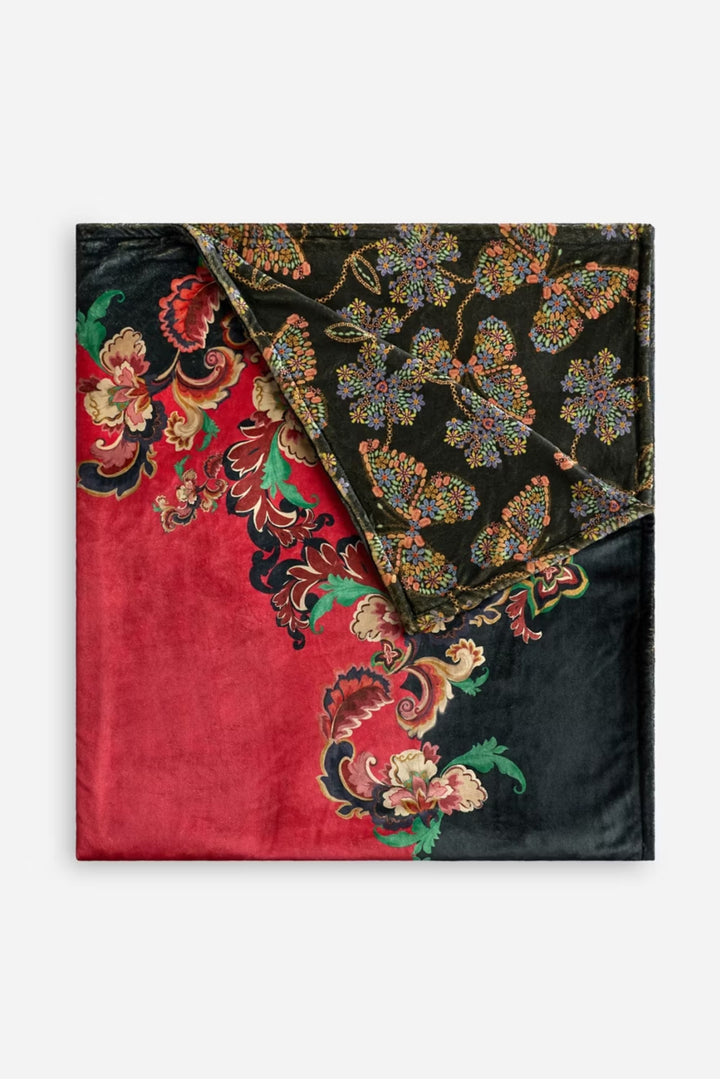 JOHNNY WAS GIFTWARE MULTI KOA GARDEN COZY BLANKET - H11225