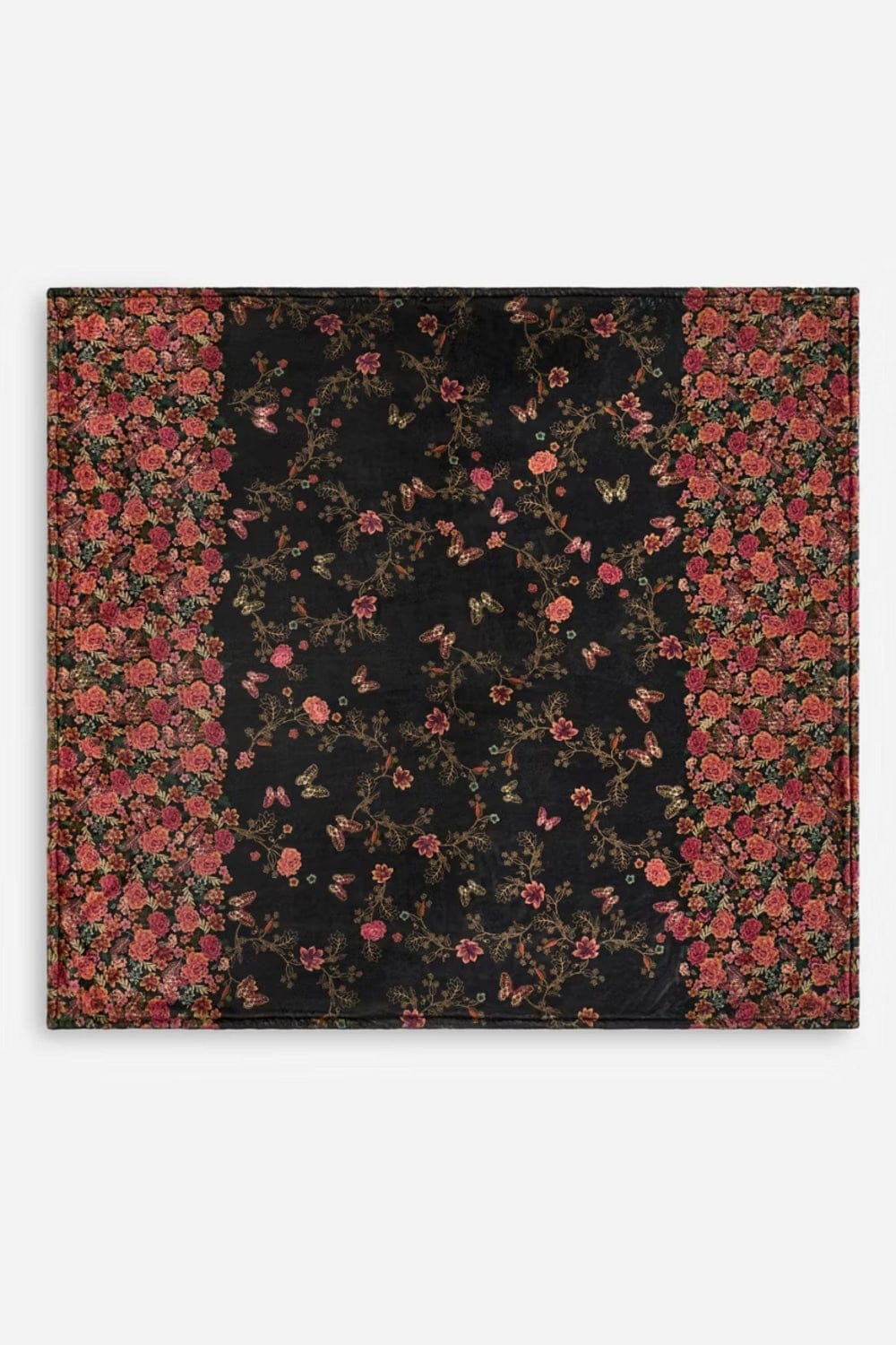 JOHNNY WAS GIFTWARE MULTI MINGO PLAID COZY BLANKET - H13025-O