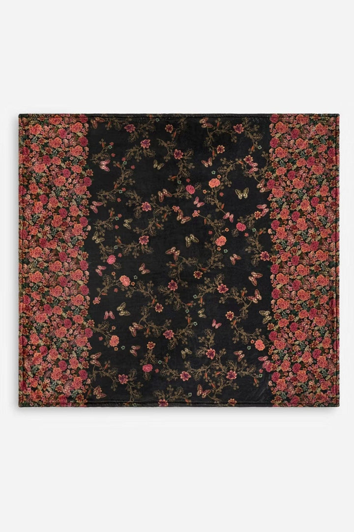 JOHNNY WAS GIFTWARE MULTI MINGO PLAID COZY BLANKET - H13025-O