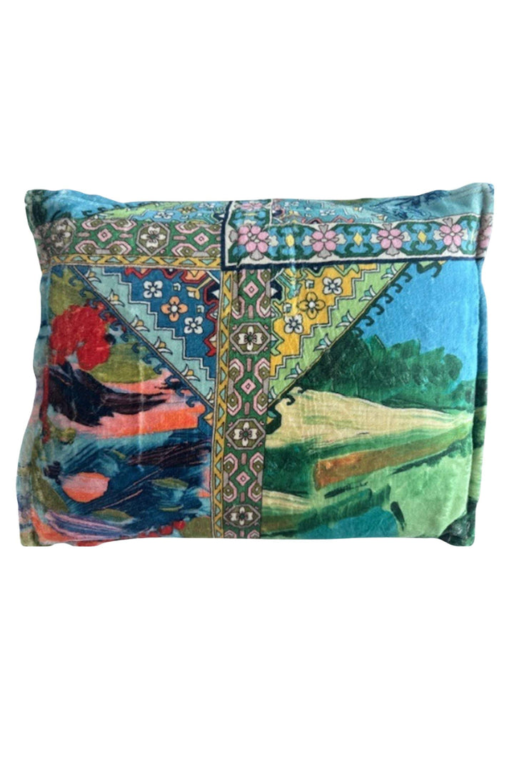 JOHNNY WAS GIFTWARE MULTI TORENIA TRAVEL BLANKET - H12926-3