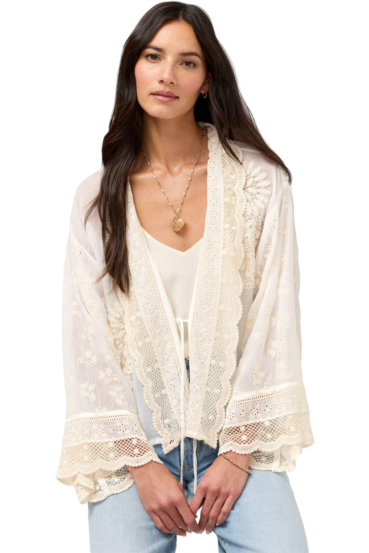 JOHNNY WAS JACKET SANDRA PATCHED KIMONO - C46126-5
