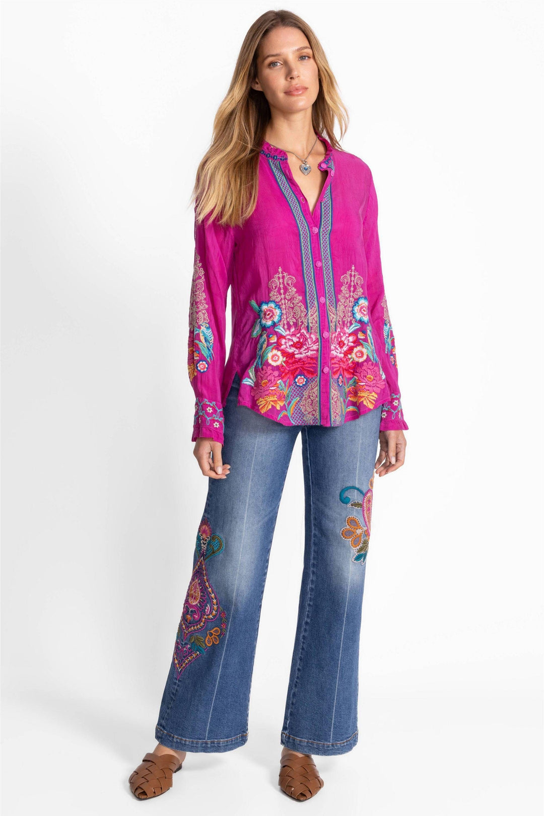 JOHNNY WAS SHIRT AMYLE SHIRT - C15325-8