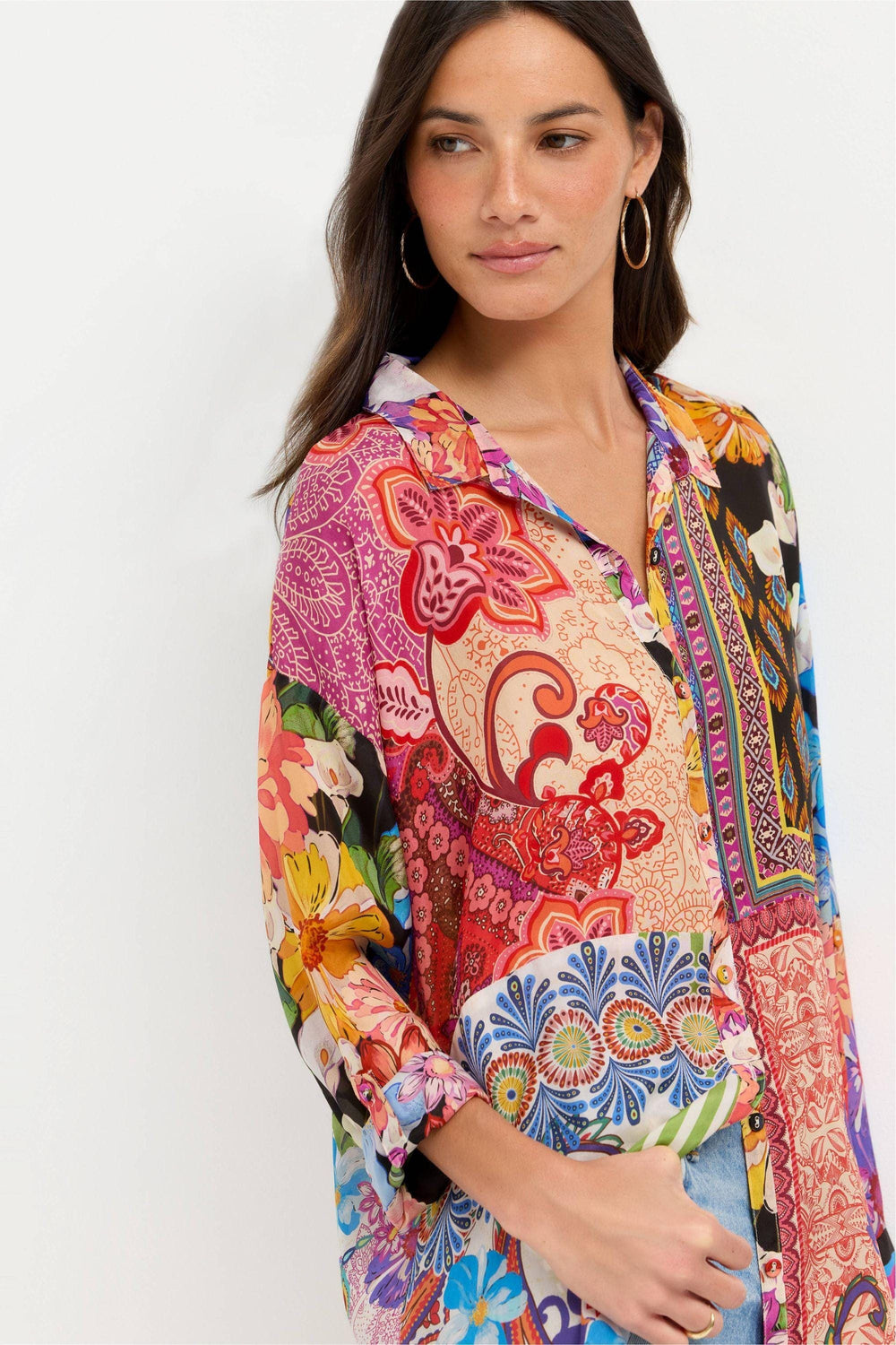 JOHNNY WAS SHIRT AUDREY SHIRT-MAGNOLIA - C10726-1