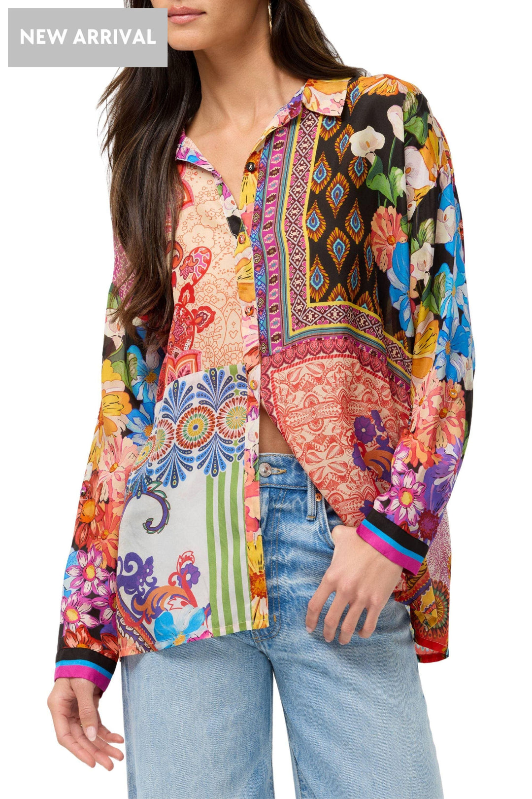 JOHNNY WAS SHIRT AUDREY SHIRT-MAGNOLIA - C10726-1