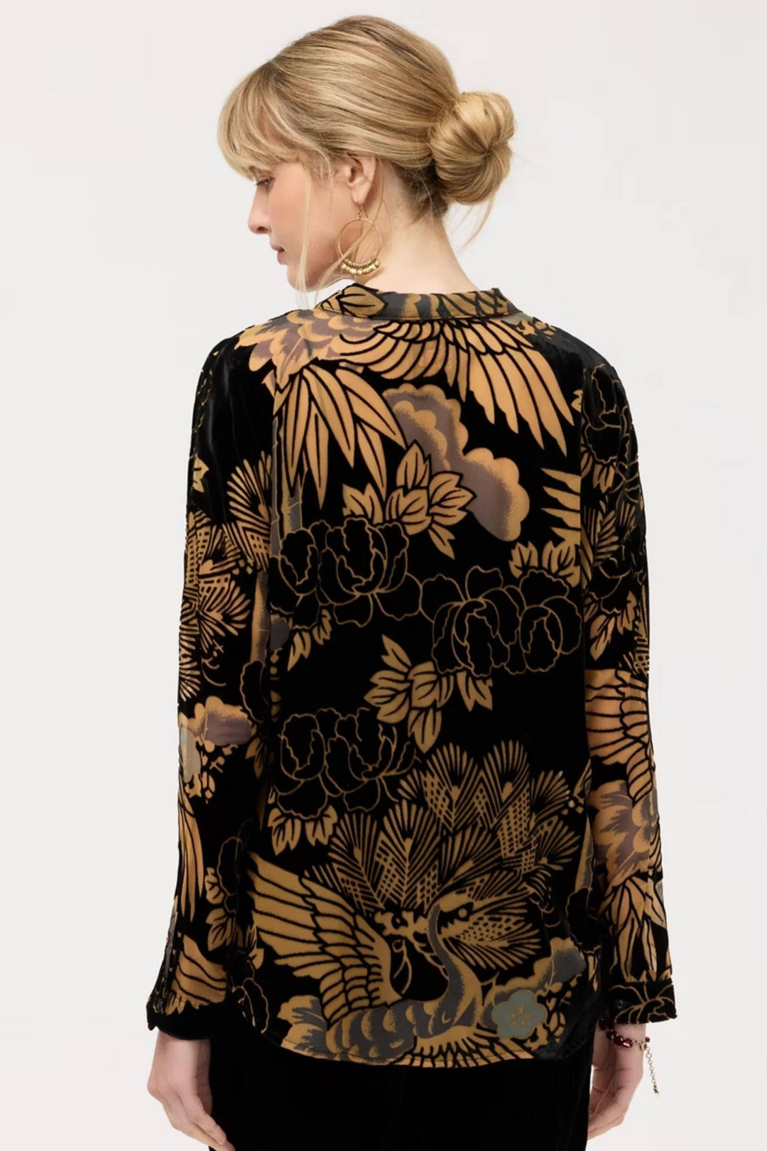 JOHNNY WAS SHIRT AUDREY SHIRT WITH TAIL HEM - C13725-9