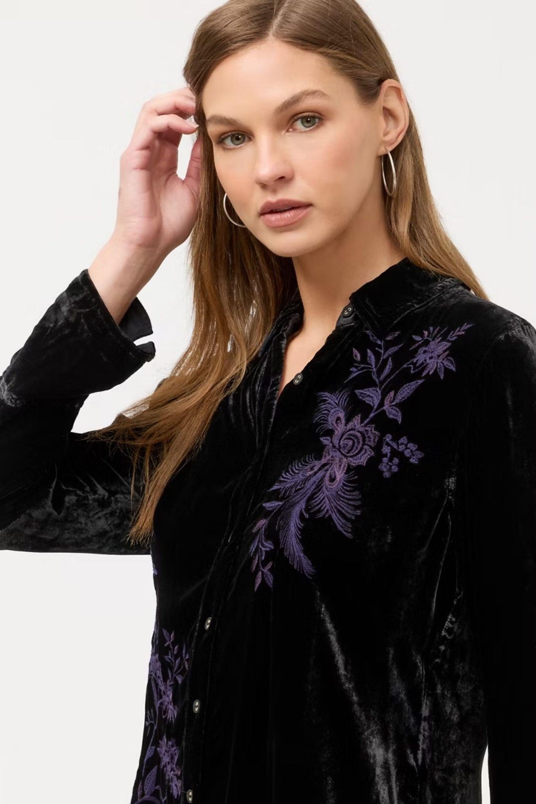 JOHNNY WAS SHIRT MOLLY VINTAGE BUTTON DOWN - J17525-O