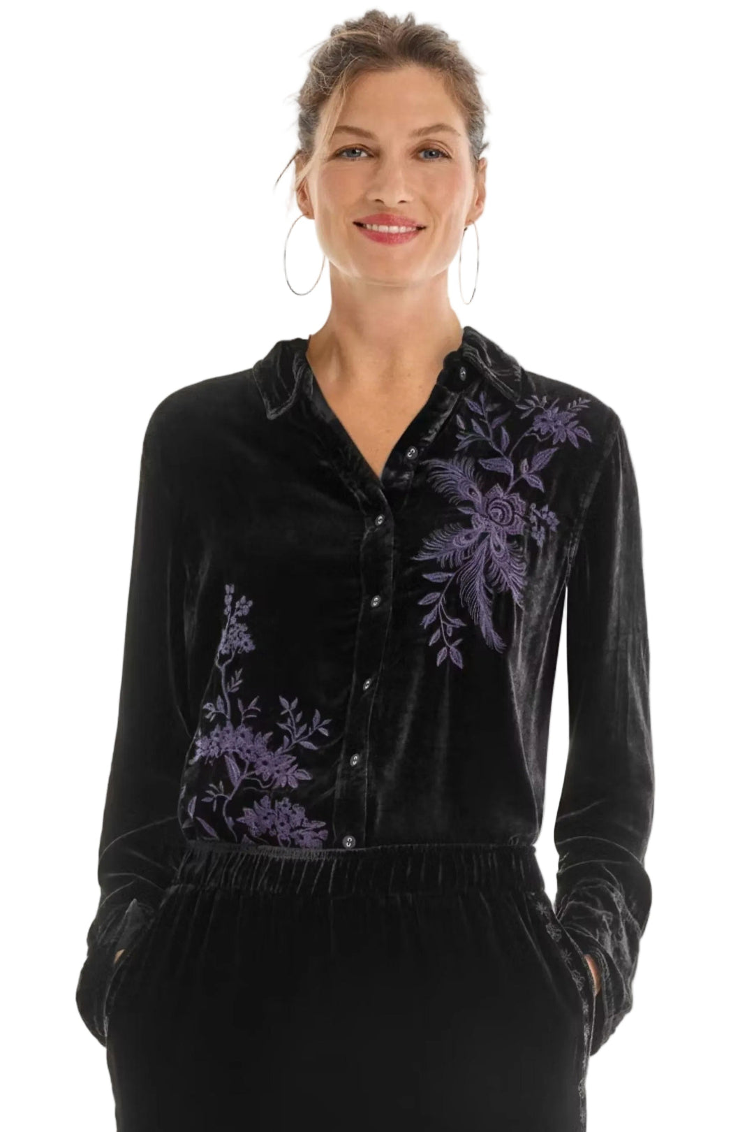 JOHNNY WAS SHIRT MOLLY VINTAGE BUTTON DOWN - J17525-O