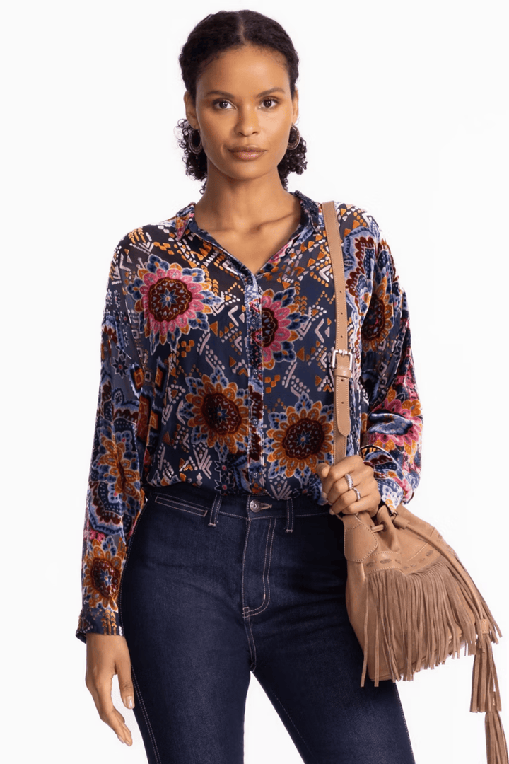 JOHNNY WAS SHIRT OVERSIZED AUDREY SHIRT - C12325-7